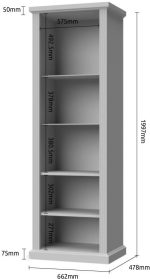 Βιτρίνα ψηλή Tahoma 2D-Anthraki - Image 3