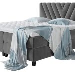 Επενδυμένο κρεβάτι Romantic-160 x 200 εκ.-Gkri