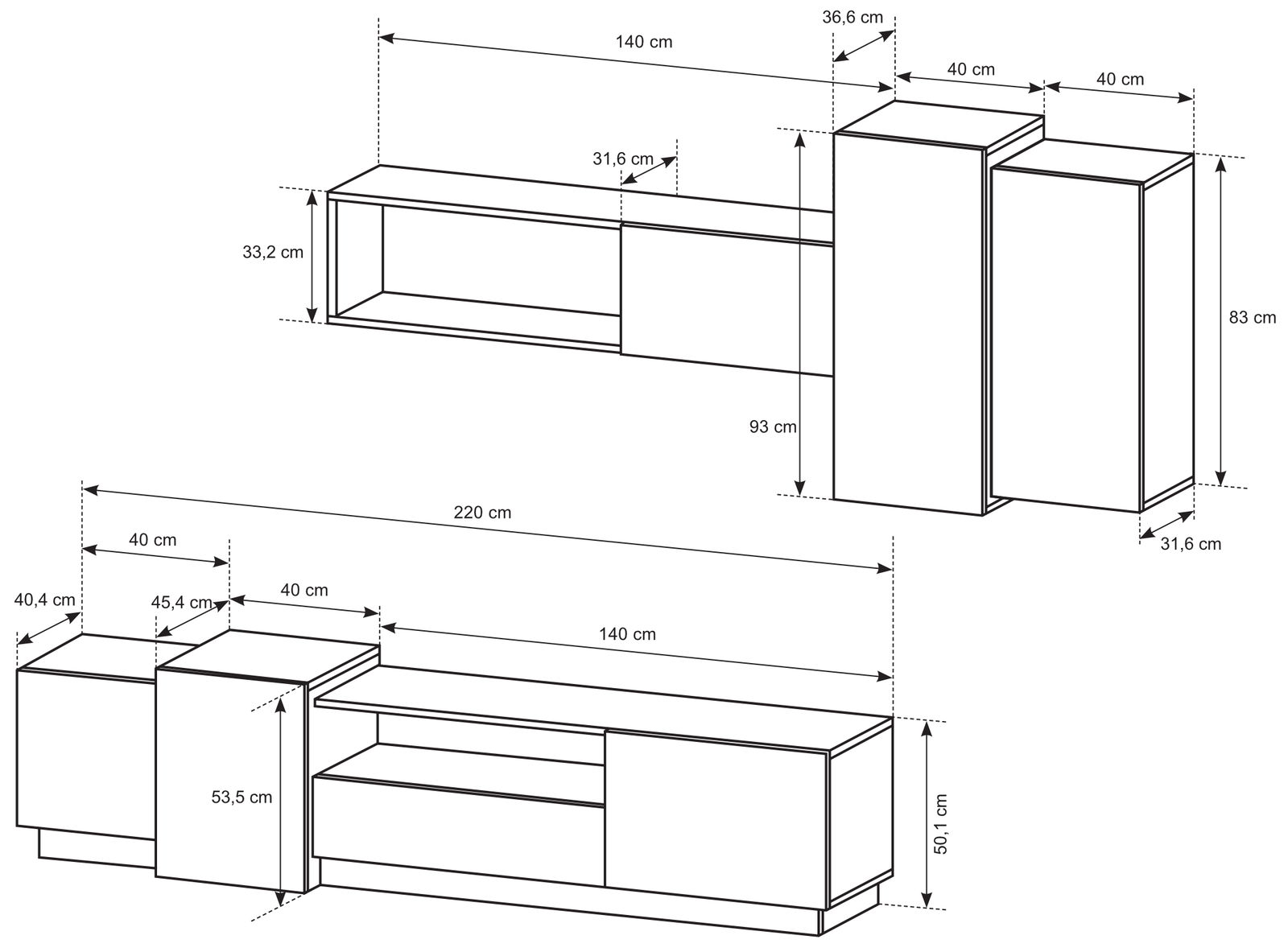 Σύνθετο σαλονιού Edmond - Image 3
