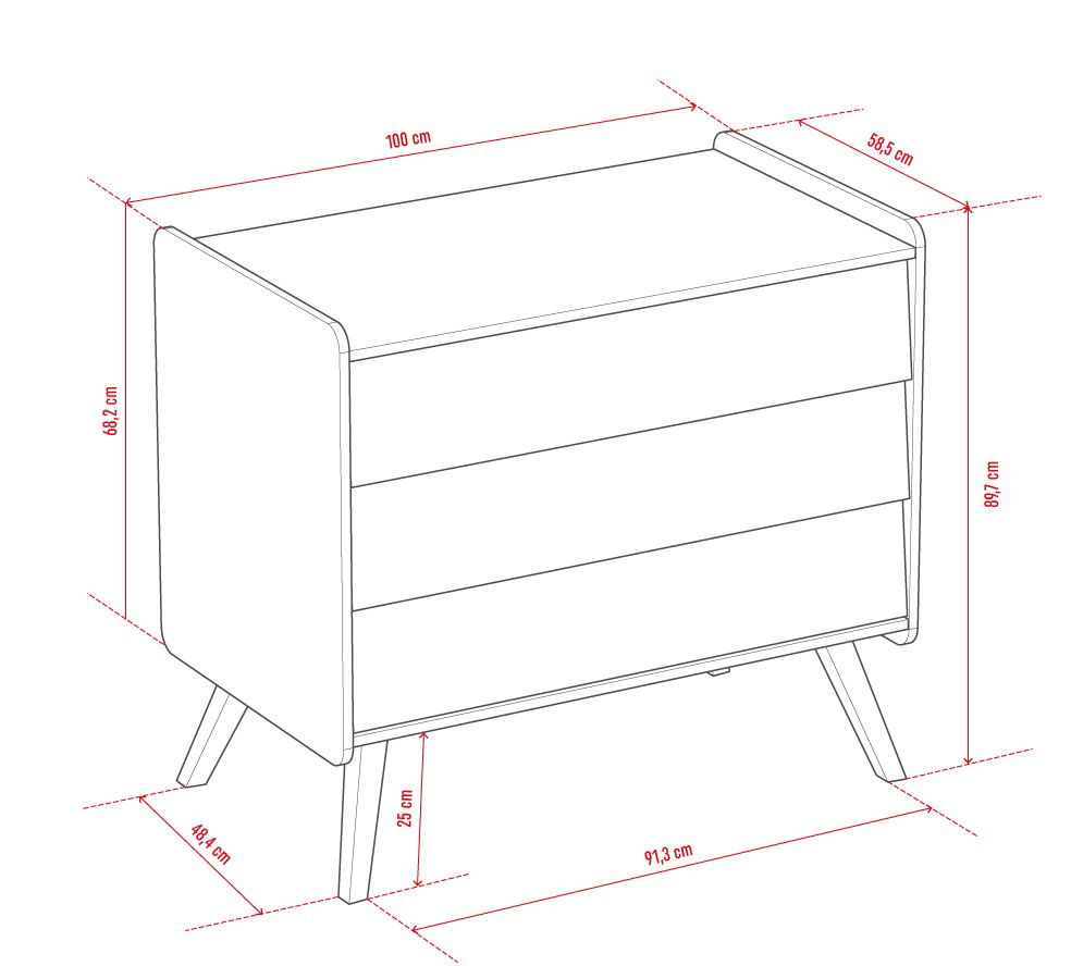 Συρταριέρα 3D Vintage  -Fusiko - Image 3
