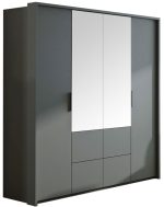 Ντουλάπα τετράφυλλη Wieden-Grafitis