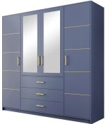 Ντουλάπα τετράφυλλη Bali 4D 2-Mple