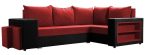 Γωνιακός καναπές Milano-Mauro-kokkino-Δεξιά