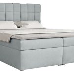 Επενδυμένο κρεβάτι Malmo Box-Gkri Anoixto-160 x 200