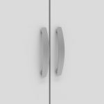 Ντουλάπα δίφυλλη Flare με ράφια - Image 5