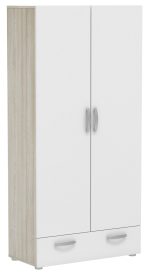 Ντουλάπα δίφυλλη Flare  με συρτάρι