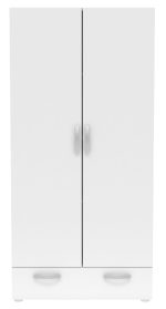 Ντουλάπα δίφυλλη Flare  με συρτάρι - Image 5