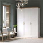 Ντουλάπα τρίφυλλη Tahoma 3D-Leuko - Image 2