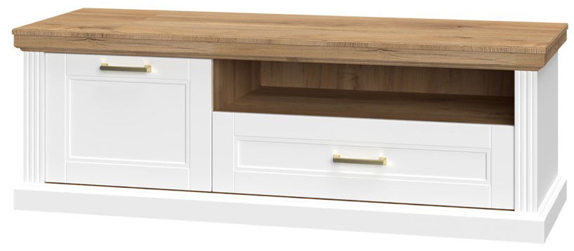 image_641011_tara-tv1k1f-262-31_1 Έπιπλο τηλεόρασης Tahoma 1D1S-Leuko - Image 1