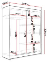 Ντουλάπα Westa VI συρόμενη-Fusiko - Image 3