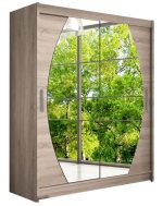 Ντουλάπα Westa VIII συρόμενη-Cappuccino