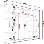 Ντουλάπα Aston VI συρόμενη-Fusiko - Image 3