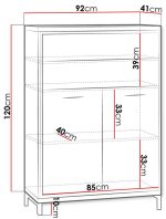 Μπουφές Mediolan AT06-Fusiko Special-Με ποδαρικό - Image 2