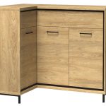 Γωνιακός μπουφές Mediolan 15K-Fusiko-Αριστερή-Με ποδαρικό