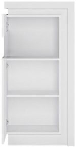 Βιτρίνα χαμηλή Lynx 1D-Aristera-Leuko