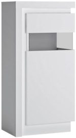 Βιτρίνα χαμηλή Lynx 1D-Deksia-Leuko