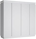 Ντουλάπα Lynx τετράφυλλη-Leuko