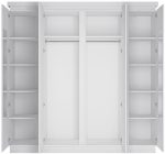 Ντουλάπα Lynx τετράφυλλη-Leuko - Image 3