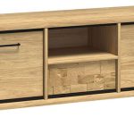 Έπιπλο τηλεόρασης Mediolan-Fusiko Special-Μήκος: 139 εκ.-Με ποδαρικό