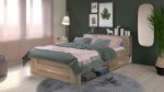 Κρεβάτι Robin-Δρυς-160 x 200 - Image 2