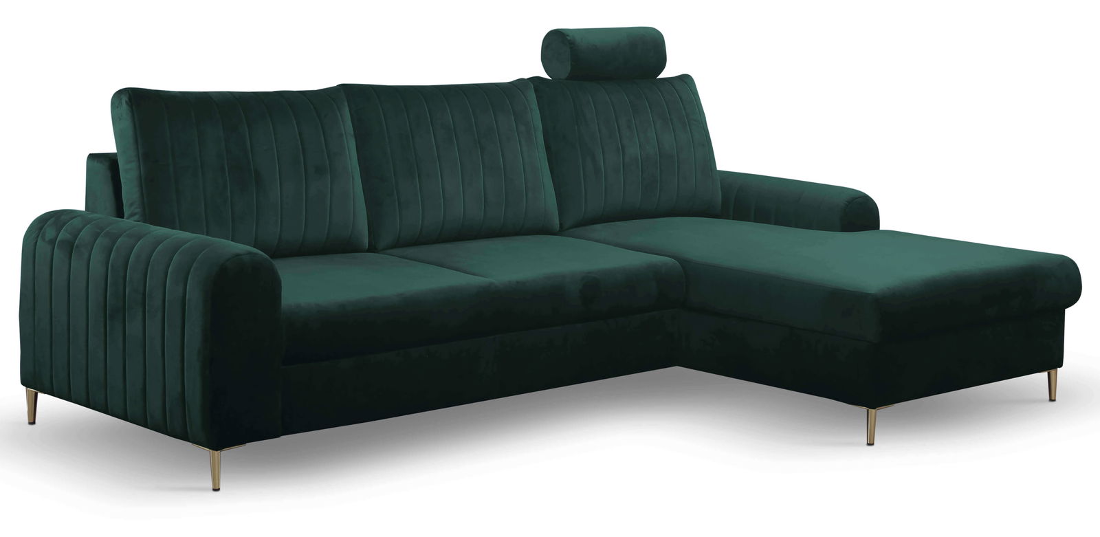 Γωνιακός καναπές Monte-Prasino-Deksia - Image 1