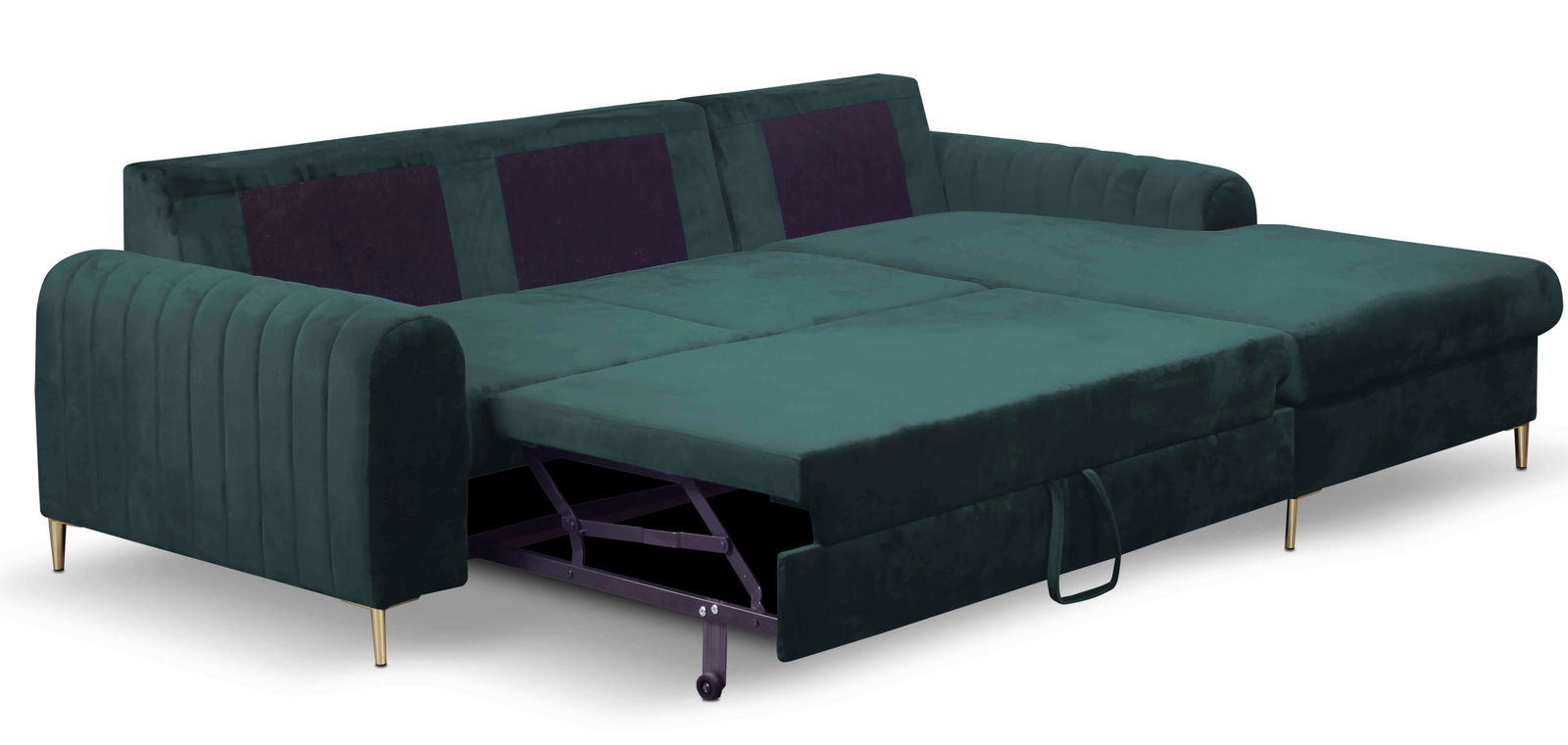 Γωνιακός καναπές Monte-Prasino-Deksia - Image 4