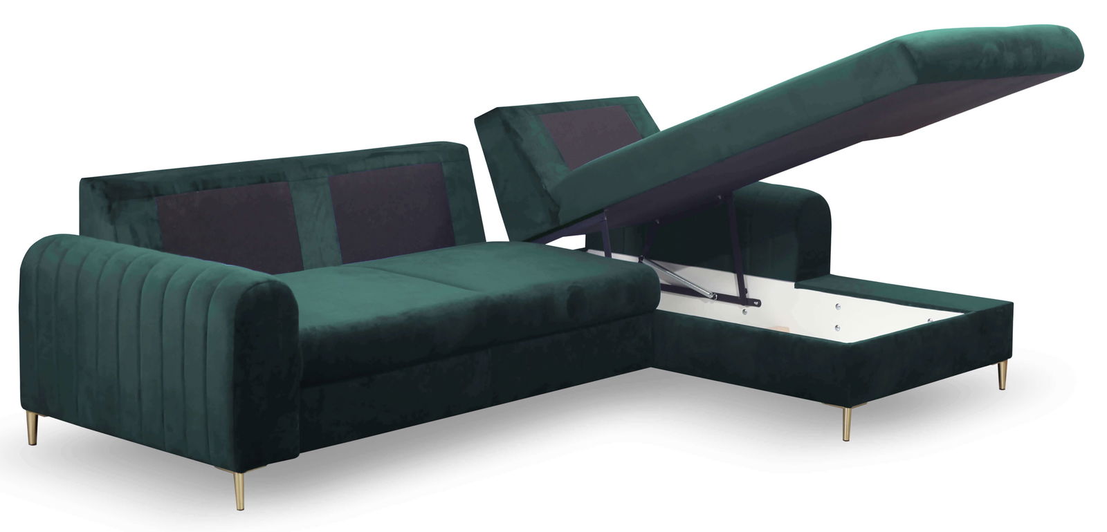 Γωνιακός καναπές Monte-Prasino-Deksia - Image 5