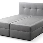 Επενδυμένο κρεβάτι Jessica P-140 x 200-Γκρι