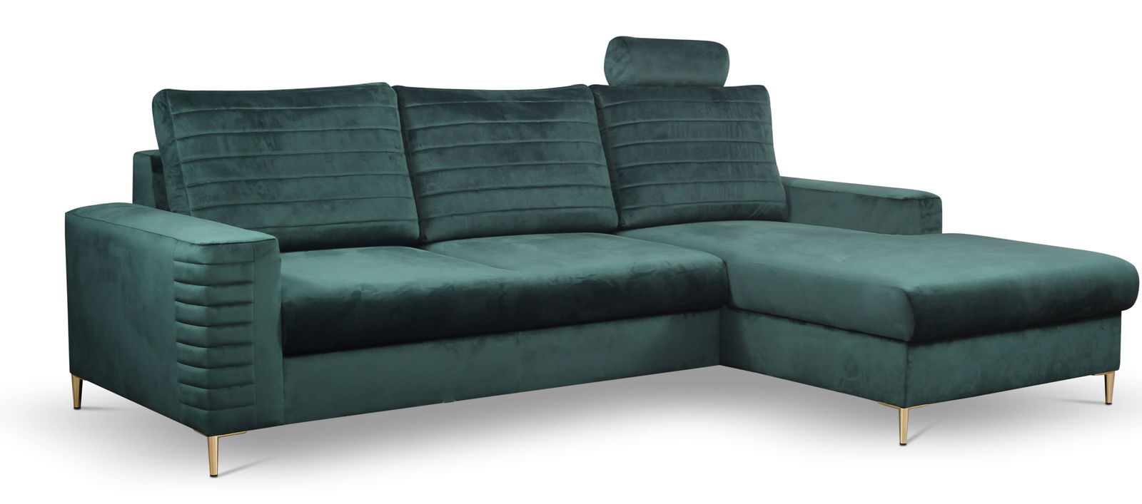 Γωνιακός καναπές Consuegra-Prasino - Image 1