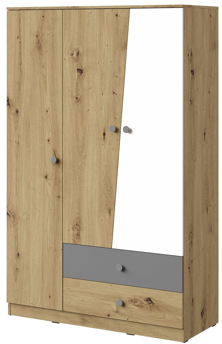 image_652641_ne_03_1_2_1 Ντουλάπα Nero 03 Τρίφυλλη-Fusiko-Leuko-Gkri - Image 1