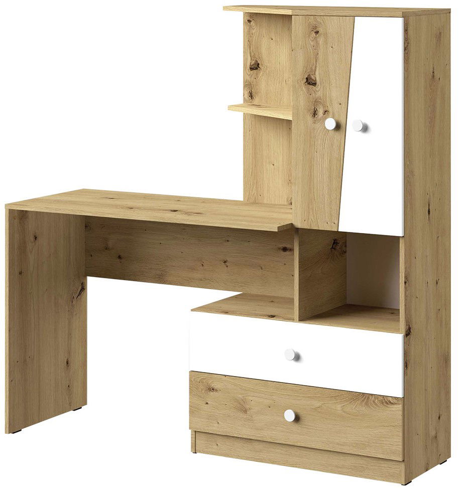 image_652715_ne_11_1_1_1 Γραφείο με βιβλιοθήκη Nero 11-Fusiko-Leuko - Image 1