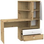 Γραφείο με βιβλιοθήκη Nero 11-Fusiko-Leuko - Image 2