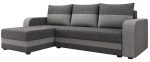 Γωνιακός καναπές Hewlet Bis-Gkri Skouro - Gkri