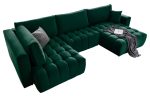 Γωνιακός καναπές Bonita-Prasino-Δεξιά