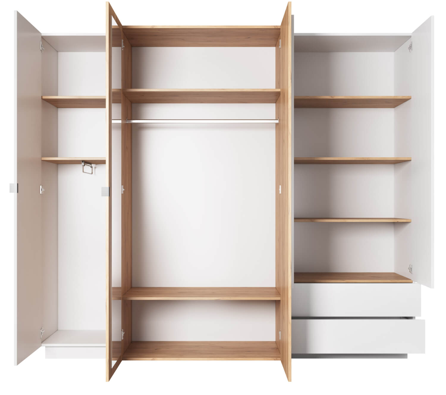 Ντουλάπα Edmond πεντάφυλλη - Image 6