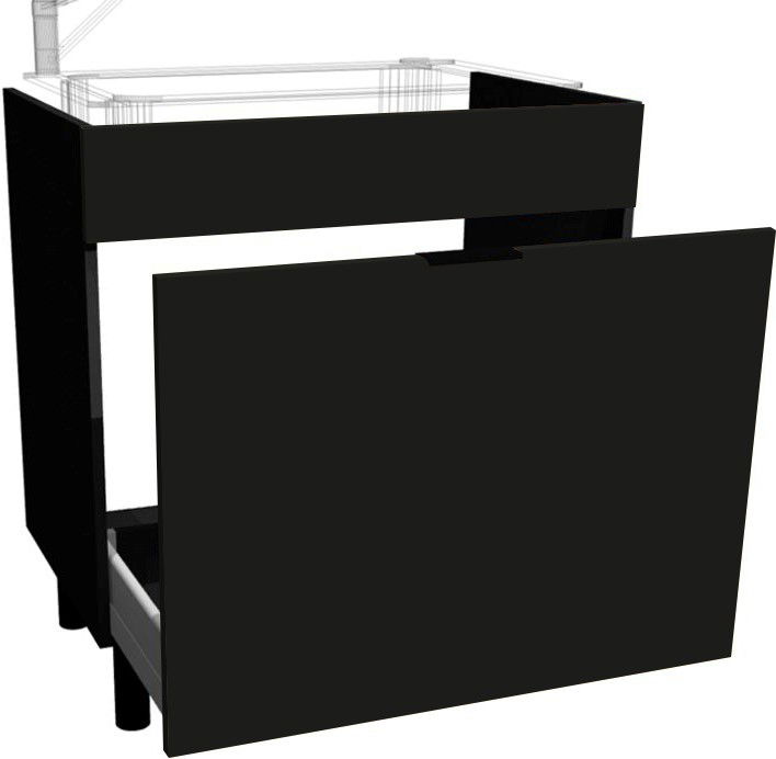 image_654071_italia_dsz8_k-czarny_f-czarny7322 Επιδαπέδιο ντουλάπι νεροχύτη Italia DSZ8-Μαύρο - Image 1