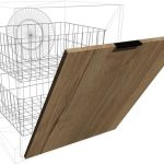 Πρόσοψη πλυντηρίου πιάτων Italia FZ45B-Φυσικό