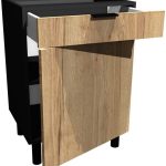 Επιδαπέδιο ντουλάπι Italia DS6/1-Φυσικό