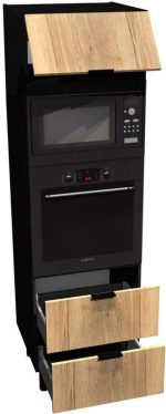 Επιδαπέδιο ντουλάπι ψηλό φούρνου Italia SPM6/2/2137-Φυσικό