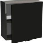 Κρεμαστό ντουλάπι Italia W45/58-Μαύρο