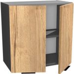 Κρεμαστό ντουλάπι Italia W6/58 2D-Φυσικό