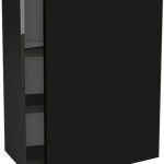 Κρεμαστό ντουλάπι Italia W6/72 1D-Μαύρο