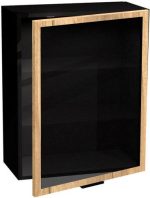 Κρεμαστό ντουλάπι βιτρίνα Italia WW6/72 1D-Φυσικό