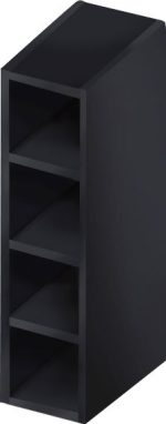 Κρεμαστό ντουλάπι ανοιχτό Italia WK15/94-Μαύρο