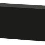 Μπάζα ντουλαπιών κουζίνας Italia 2μ-Ύψος: 10 εκ.-Μαύρο