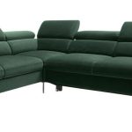 Γωνιακός καναπές Seattle-Prasino Skouro-Αριστερή