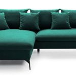 Γωνιακός καναπές Vitalia-Prasino-Αριστερή