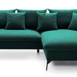 Γωνιακός καναπές Vitalia-Prasino-Δεξιά