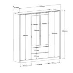 Ντουλάπα τετράφυλλη Canada - Image 3