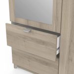 Ντουλάπα δίφυλλη Merita-Φυσικό - Image 4